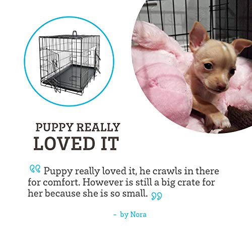 Dog Crates for Small Dogs Dog Crate 20" Pet Cage SingleDoor Best for