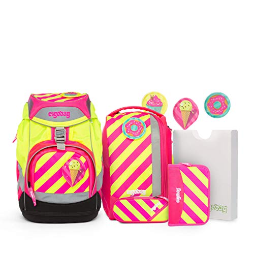 ERGOBAG StrahleBär Kinder-Rucksack, Neon Pink