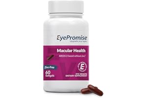 EyePromise Macular Health Eye Vitamin - 60 Softgels, 30-Day Supply - Zinc-Free Eye Health Support with Zeaxanthin, Lutein, Vitamin C, D & E and Omega 3 Fish Oil