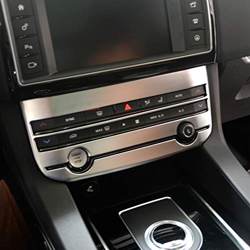 Kadore Interior Front Center Console Dashboard Adjustment Panel Cover Trim for Jaguar F-PACE 2016 2017 2018 ABS Matte - Thumbnail 3