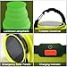 Odoland USB Rechargeable Solar Lantern, 3 Modes Collapsible LED Camping Lantern Emergency Light, Ultra Bright LED Tent Light - Portable Camping Gear for Hiking Emergencies Hurricane Outages