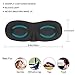 3PCS Sleep Mask Night, Eye Mask for Sleeping with Adjustable Strap, Comfortable & Soft for Women and Men, Sleeping Aid, 3D Contoured Blindfold for Travel, Shift Work, Blocks Light, Black/Purple/Star