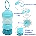 Mihachi Travel Bowls, Portable Pet Treat Can, Twist-Lock Stackable Dispenser, Spill Proof Multiply Layers Plastic Bottle(BPA Free), Food Storage Container for Small Dogs and Cats Outdoors