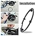 Dilwe Bike Chain Guard, Plastic Chain Wheel Crankset Support Protection Cover Accessories for Mountain Bike Bicyclethumb 1