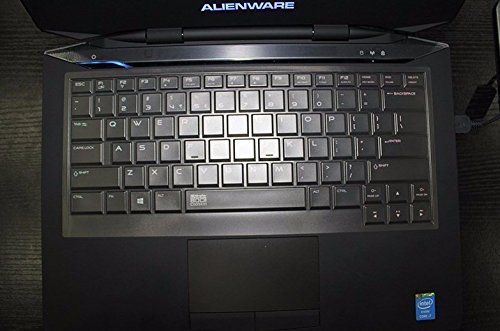 Waterproof Dustproof Laptop High Clear Transparent Tpu Keyboard Protector Skin Cover guard for 2015-2016 New Alienware 13 R2 R3 ANW13 AW13R2 AW13R3 M13X 13.3-inch