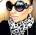 Black Designer Inspired Round Fashion Sunglasses Women Baroque Swirl Arms Sun Glasses Vintage