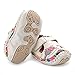 Lidiano Baby Toddler Sewing PU Leather Hook & Loop Cartoon Non-slip Sandals (12-18 Months, White)