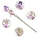 STARROP Chinese Hair Chopstick Hair Decor flower Hair Pin Hair Clip Metal Hair Stick
