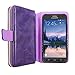 S6 Active Case, Galaxy S6 Active Case, Cellularvilla Wallet Bag Case, Pu Leather Flip [Card Slots] Case, [Zipper Wallet] [Magnetic Detachable] Back Cover for Samsung Galaxy S6 Active G890 (Purple)