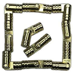 10 Solid 5 MM Brass Barrel Hinge