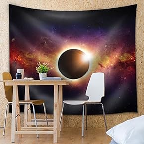 The Sun Centered in The Galaxies - Fabric Tapestry, Home Decor - 51x60 inches