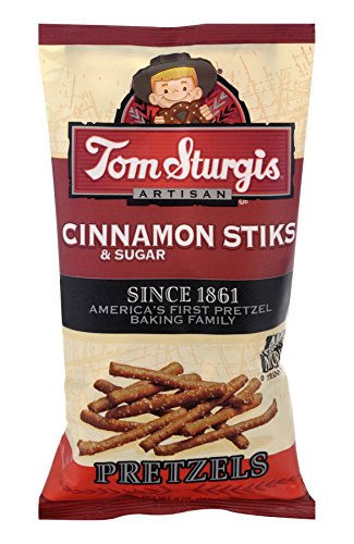 Tom Sturgis Cinnamon Sugar Sticks Pretzels 9 oz. Bag (3 Bags)