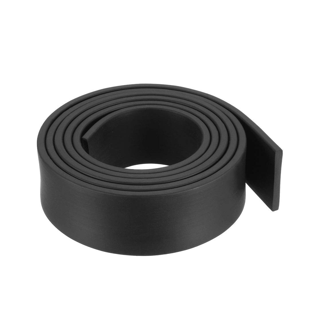 sourcing map Solid Rectangle Rubber Seal Strip 25mm Wide 3mm Thick, 1 Meter Long Black