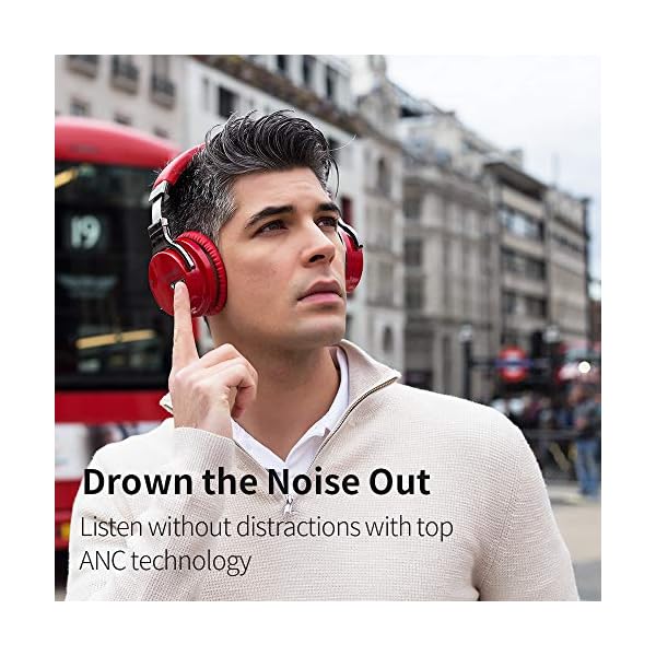 COWIN-E7-Active-Noise-Cancelling-Bluetooth-Headphones-with-Microphone-Hi-Fi-Deep-Bass-Wireless-Headphones-Over-Ear-Comfortable-Protein-Earpads-30-Hours-Playtime-for-Travel-Work-TV-Computer-Deepred COWIN E7 Active Noise Cancelling Bluetooth Headphones with Microphone Hi-Fi Deep Bass Wireless Headphones Over Ear…