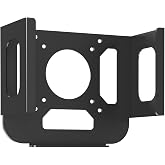 Bedycoon Metal Mount for Mac Studio VESA Wall and Under Desk Mount Compatible with Mac Studio M4 Max/ M3 Ultra/ M2 M1 Max and Ultra Under Desk Holder Bracket for Mac Studio with Cable Ties and Screws