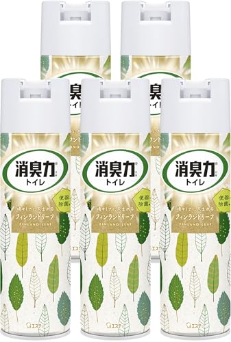 消臭力 [まとめ買い] トイレ用 スプレー 北欧 フィンランドリーフ 365mL×5個 トイレの消臭力スプレー トイレ 消臭剤 消臭 芳香剤 消臭スプレー商品画像