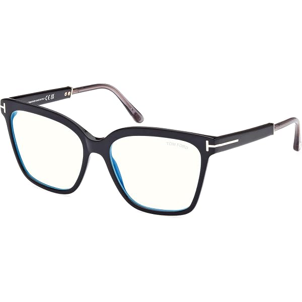 Amazon.com: Tom Ford FT5967-B Black 53/18/140 women Eyewear  display picture 1