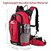 RUPUMPACK 18L Hiking Hydration Backpack - Insulated Hiking Backpack with 2.5L Water Bladder - Waterproof Water Backpack with Storage for Hiking