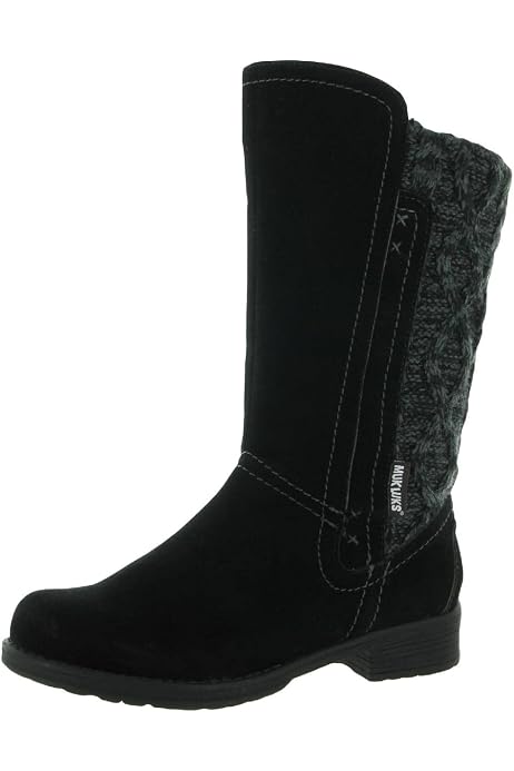 MUK LUKS Women's Karlie Boots-Black 6 