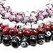 Fun-Weevz 100 Assorted Porcelain Beads for Jewelry Making Adults (Assorted 2)
