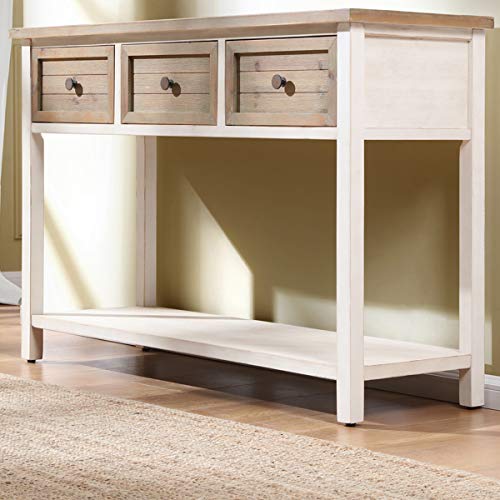 Furnichoi Rustic Sofa Table Farmhouse Console Table For Living