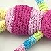 green sprouts Animal Friend Rattle Made from Organic Cotton | Encourages Whole Learning The Healthy & Natural Way | Crocheted by Hand, Soft & Flexible, Playful Rattle Sound