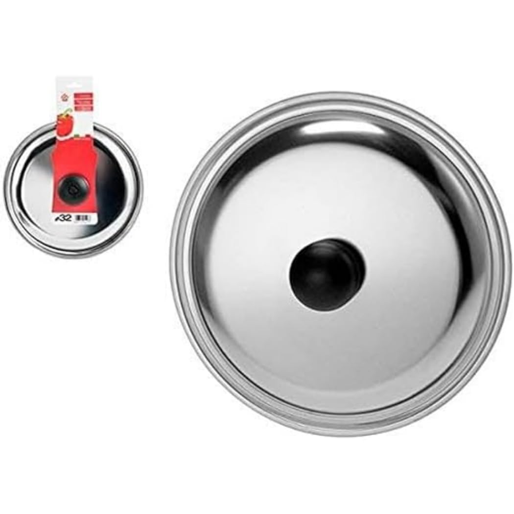 Home Lid, Stainless Steel, Black, 32 cm