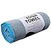 REEHUT Yoga Towel, Non Slip Yoga Mat Towel Sweat Absorbent, Super Microfiber 72″ x 26.5″ – Ideal Hot Yoga Towel for Hot Yoga & Pilates, Exercise, Fitness (Dark Gray)thumb 1