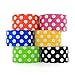 RAM-PRO Polka Dot Series Heavy-Duty Duct Tape | Assorted Fluorescent Colors Pack of 6 Rolls, 1.88-inch x 5 Yard – Colors Included: Black, Yellow, Pink, White, Green & Blue.