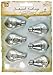 Prima Marketing 891534 Junkyard Findings Vintage Trinkets-Typo Bulbs, 6/Pack