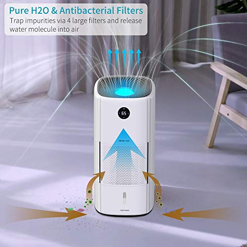 Wholehouse Evaporative Humidifier with Wick Filters, 6Gal/Day