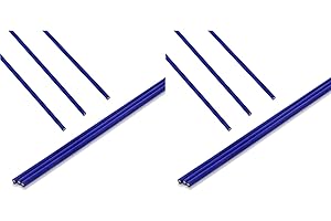 Mucacat 6 Sticks Brazing Rods 56% Silver Solder - Flux Coated Solder Kits, High Temperature Resistance, Brazing Welding Rods