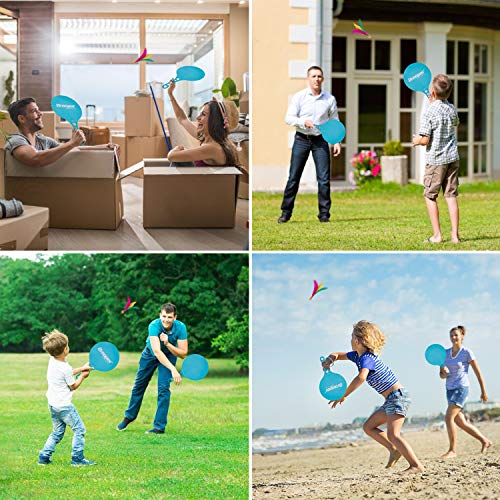 image for Qrooper Beach Paddle Ball Set,Funny Paddle Ball Game Racket Game with 