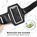 AGPTEK MP3 Player Armband,Waterproof MP3 Holder for A02, A20, A01, C5, M6, M16, A05, X15, X05, C3 with Two Holes & Reflective Strip for Night Safety, Adjustable Hands-Free for Running Jogging Sport
