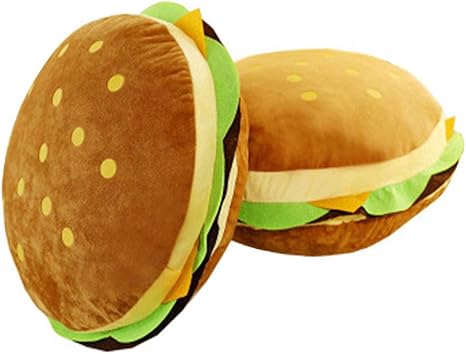 peluche de hamburguesa