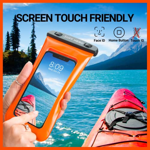 TUFF HERO Waterproof Phone Pouch Set of 2 Perfect for Kayaking