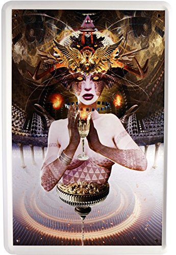 Tin Sign Fantasy Girl Advert Design 20 x 30 cm 1086
