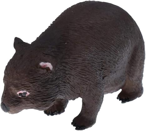 Amazon Pulabo リアルシミュレーションwombat Widlife動物モデルアクションフィギュア置物子供自然おもちゃデスクデコレーショングッズプレイセットクリエイティブで 操作簡単です 実用的 耐久性 置物 オブジェ オンライン通販