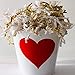 Mrs Fizz Crinkle Cut Paper Shred Filler for Packing and Filling Gift Baskets (2 LB) White and Gold