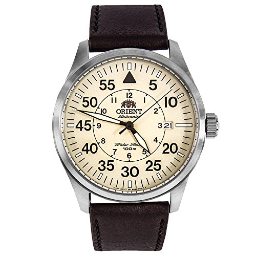 Orient Men s FER2A005Y0 Flight Analog Display Japanese Automatic Brown Watch