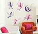 Cute Elf Fairy Pattern DIY Wall Stickers Living Room Nursery Baby's Room Decorative Mural Decal Decor Self Adhesive Home Decoration (Style 6)