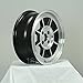 4 PCS ROTA SHAKOTAN WHEELS 15X7 PCD:4X100 OFFSET: 10 HB:73 FULL POLISH BLACK