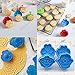 Anyana 4pcs set Sesame Street Oscar Ernie Elmo Monster fondant plunger Cookie Cutter biscuit decorating stamp stamper impression Sugarcraft Cake Decoration pastry pie crust mold