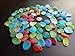 10 Pieces 3 mm Big Holes Top Drilled Sea Glass Beads/ Beach Glass Beads Pendant For Jewelry Making (Rainbow)