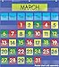 Scholastic Teacher's Friend Calendar Dates (3 colored sets of dates) (TF5402)