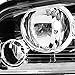 AKKON - Fits 2006-2010 Dodge Charger [Halogen Style] Chrome Headlamp Left+Ritght Pair Headlights Replacement