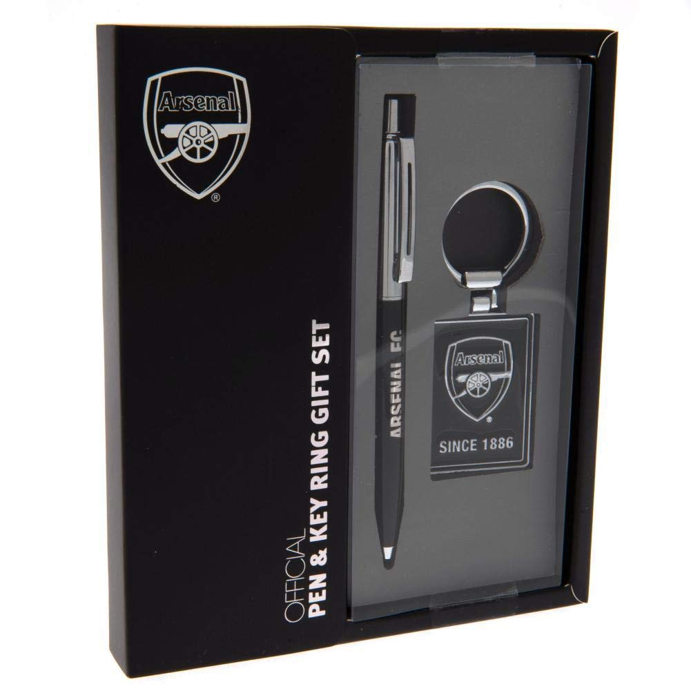 Arsenal Fc Collectors Gift Pack Pen & Keyring Set