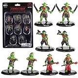 8 Painted Fantasy Goblin Mini Figures- All Unique