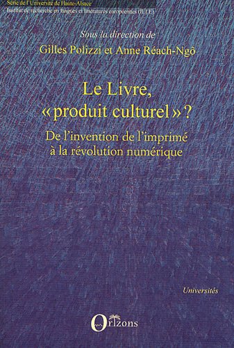 Le  livre, produit culturel ?