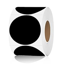 STARLIBOO Black Stickers - 350pcs Dot & Circle